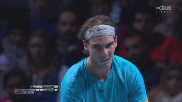 Federer - Nadal (5-7): l’Espagnol remporte le 1er set  sur un jeu blanc [RTS]