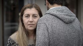Cette mère syrienne et son fils sont arrivés en Suède en juin dernier. [Jonathan Nackstrand - AFP]