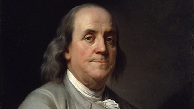 Portrait de Benjamin Franklin. [Smithsonian Institution - DP]
