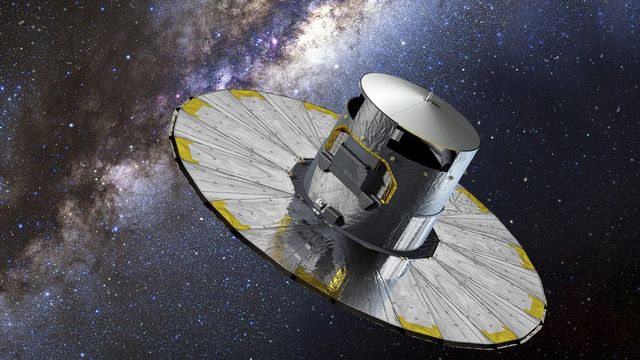 La mission du satellite européen Gaia doit durer 5 ans (image de synthèse). [EPA/EUROPEAN SPACE AGENCY, ESA - Keystone]