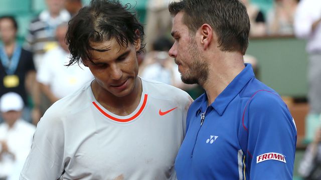 Wawrinka s'était incliné en quarts de finale de Roland-Garros face à Nadal en juin dernier. [Patrick Kovarik - AFP]