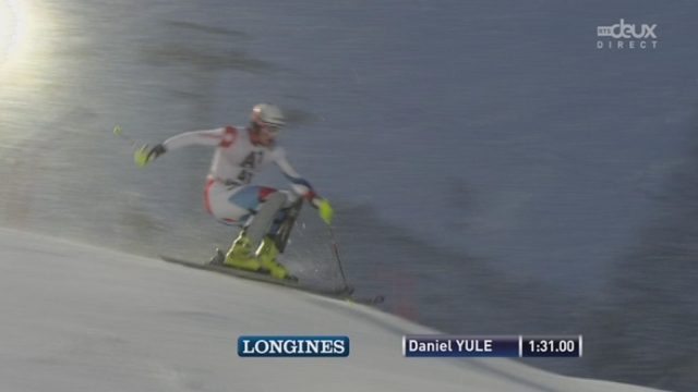 Slalom messieurs, 2e manche: Daniel Yule [RTS]