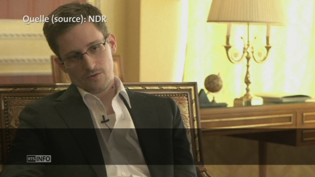 Snowden:  « les Etats-Unis se livrent à de l'espionnage économique » [RTS]