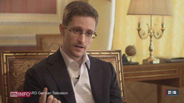 Edward Snowden réapparaît à la télévision allemande [RTS]