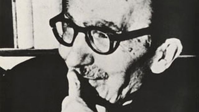 Portrait de l'écrivain Nikos Kazantzakis. [Kazantzakis Museum - CC]