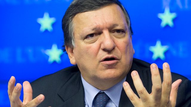 Au nom de l’Europe, Jose Manuel Barroso a eu des paroles et des réactions outrées. [Virginia Mayo - AP/Keystone]