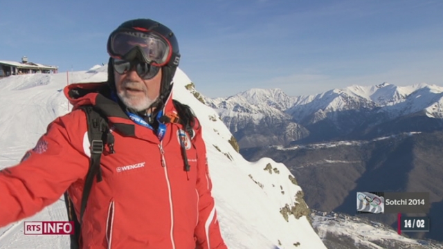 JO de Sotchi: le Suisse Bruno Jelk est l'expert avalanches des Jeux [RTS]
