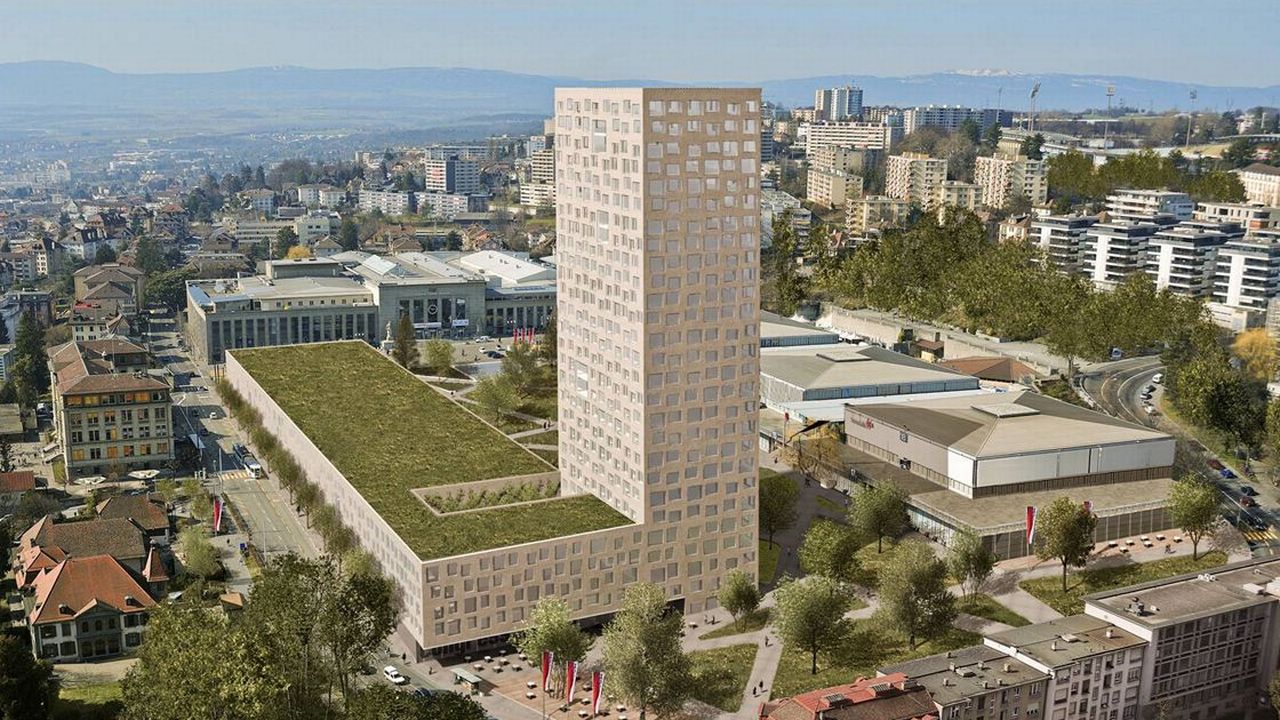 La tour Taoua suscite la polémique à Lausanne. [www.lausanne.ch]