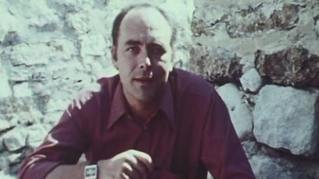Pierre Gisling dans l'émission <i>L'oeil apprivoisé<-i> en 1973. [RTS]