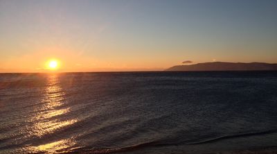 Lever de soleil sur le Lac Baïkal. [David Collin - RTS]