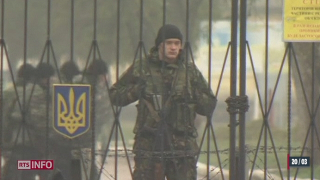Crise en Ukraine: une incertitude pèse sur d'éventuels dérapages militaires [RTS]