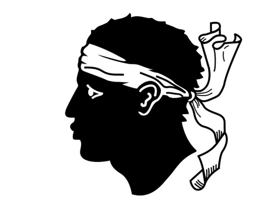 Drapeau corse [Wikimedia commons.]