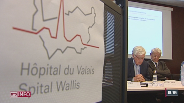 Le président du Conseil d'administration de l'hôpital du Valais a annoncé sa démission [RTS]