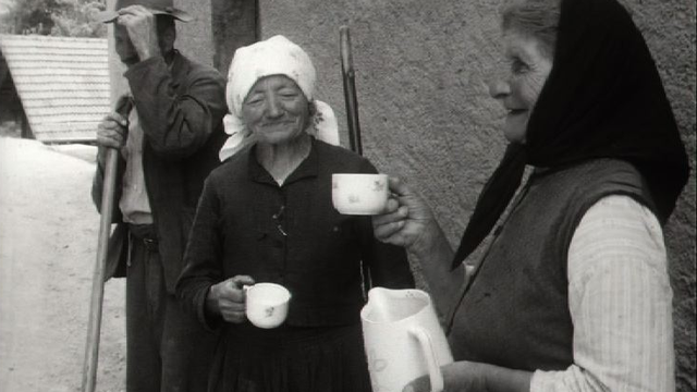 La vie quotidienne à Isérables en 1960. [RTS]