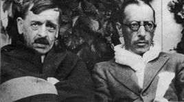 Charles-Ferdinand Ramuz et Igor Stravinsky. [DR]