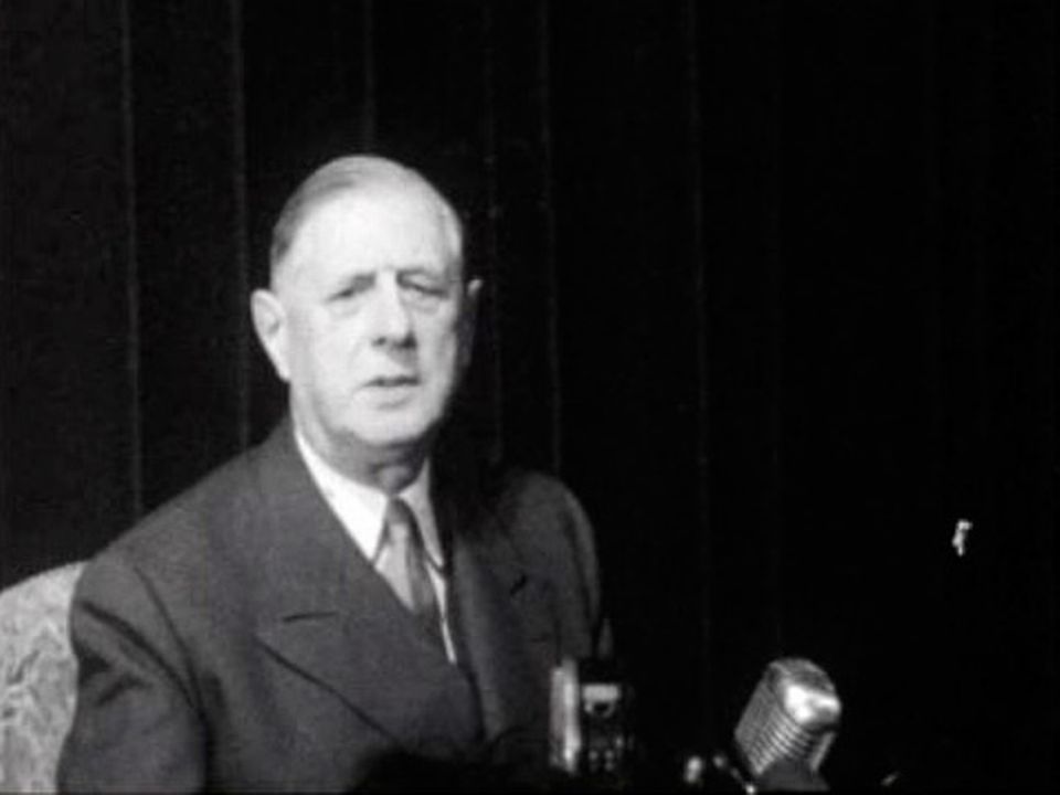 Le général Charles De Gaulle, une rétrospective de sa vie. [RTS]