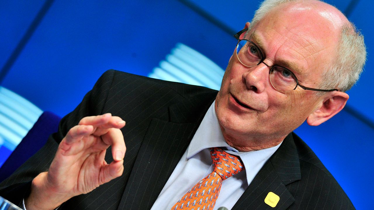Le président du Conseil européen Herman Van Rompuy. [Georges Gobet - AFP]