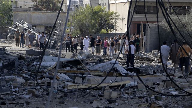 Les combats se sont poursuivis dans la bande de Gaza [AP Photo/Hatem Moussa - Keystone]