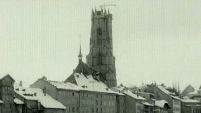 Fribourg en 1963. [TSR, 1963]