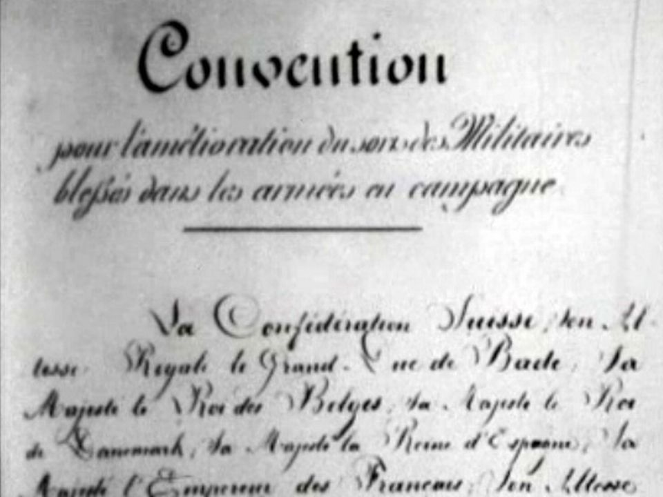 Centenaire de la signature de la Convention de Genève de 1864.