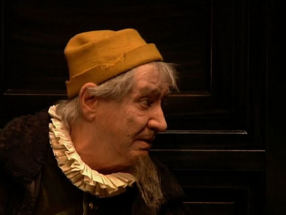 Roger Jendly dans L'avare de Molière, en 2005. [RTS]