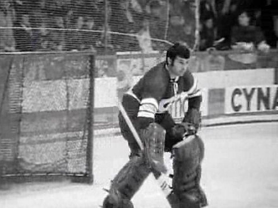 Gardien de hockey en 1968. [RTS]