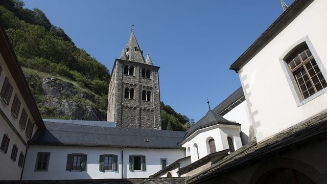 L'abbaye de St-Maurice (VS) a été fondée il y a 1500 ans. [Jean-Christophe Bott - Keystone]