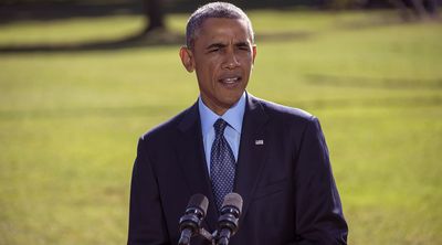 Barack Obama a salué la "force de la coalition" contre les djihadistes de l'EI. [Jim Watson - AFP]