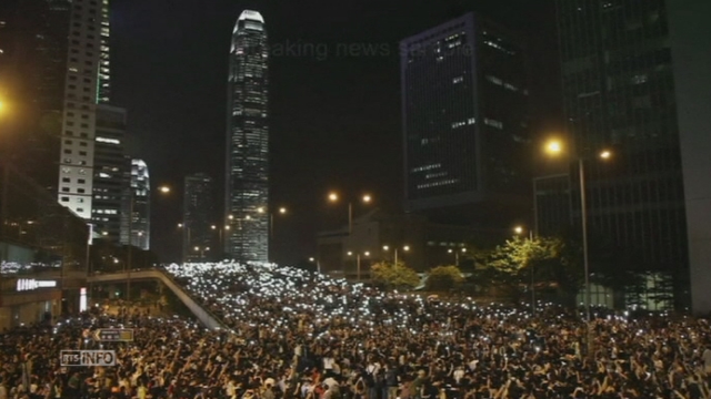 Les Hongkongais ont continué leurs manifestations [RTS]