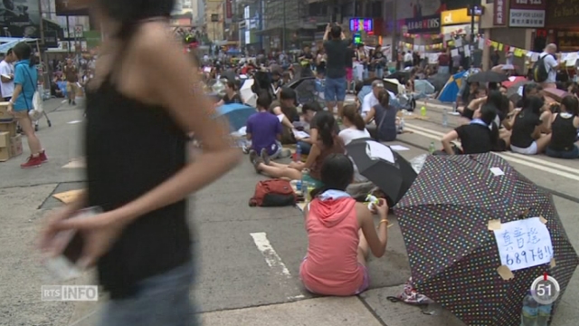 Le mouvement de protestation se poursuit à Hong Kong [RTS]