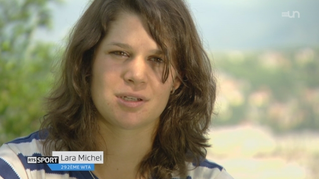 Tennis: rencontre avec Lara Michel, 292ème joueuse mondiale, qui se bat pour se faire connaître [RTS]