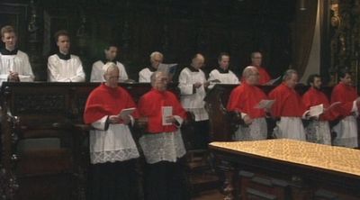 Hommage aux martyrs de l'Abbaye de St-Maurice. [RTS]
