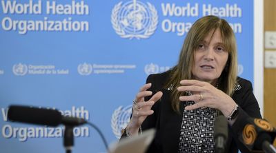 Marie-Paule Kieny, directrice générale adjointe de l'Organisation mondiale de la santé (OMS). [Martial Trezzini - Keystone]