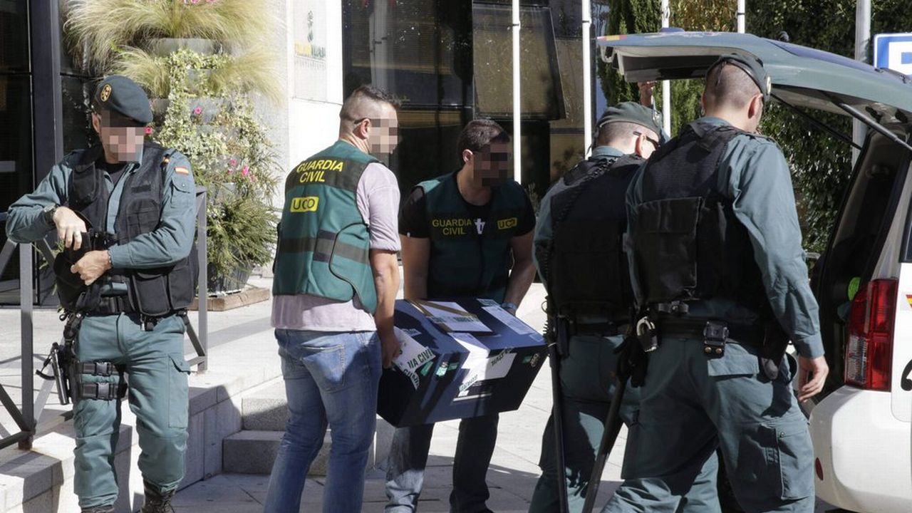 La police espagnole a procédé à plus de 50 arrestations dans le cadre de son enquête. [Keystone]