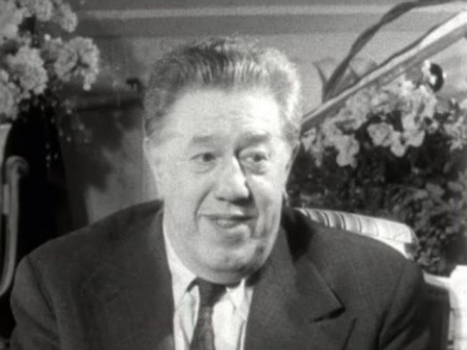 L'acteur hélvétique Michel Simon en 1958 [RTS]