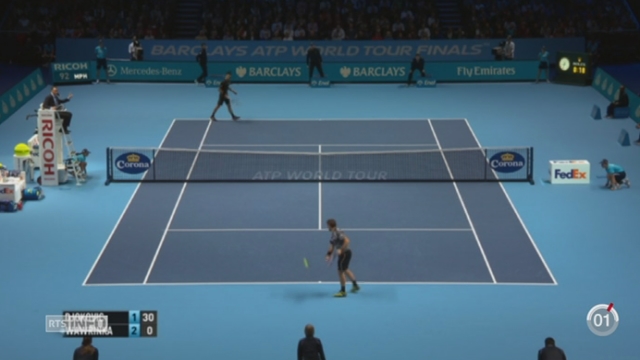 Tennis-Masters de Londres: Wawrinka a été sévèrement battu par Djokovic (3-6, 0-6) [RTS]