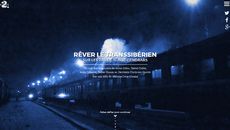 Capture d'écran du rail-documentaire "Rêver le Transsibérien". [RTS]