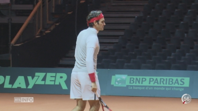 Tennis - Coupe Davis: Federer est de retour à l'entrainement [RTS]