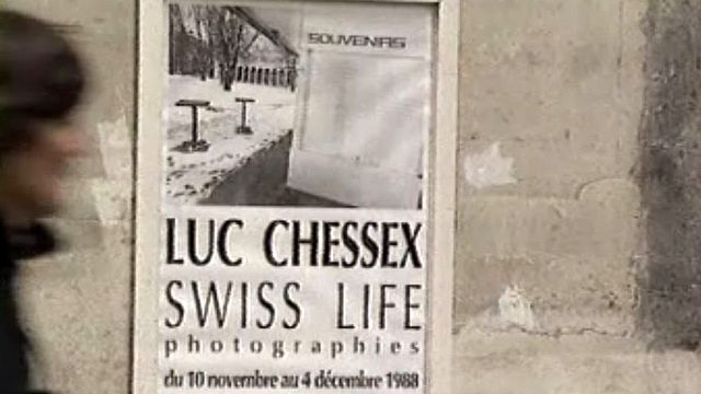 Luc Chessex exposé au Centre culturel suisse de Paris. [RTS]