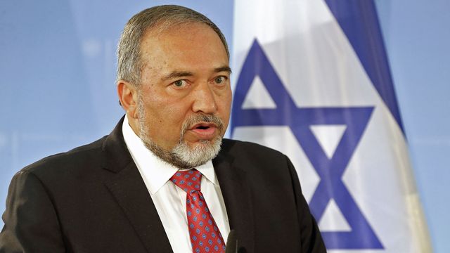 Le ministre israélien des affaires étrangères Avigdor Lieberman. [Wolfgang Kumm - AFP]