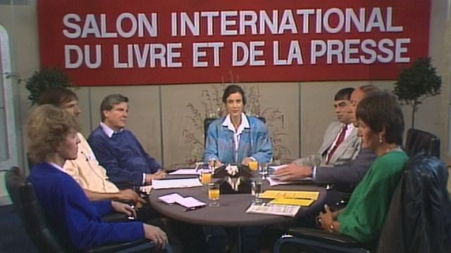 Le 1er Salon du Livre à Genève, 1987. [RTS]