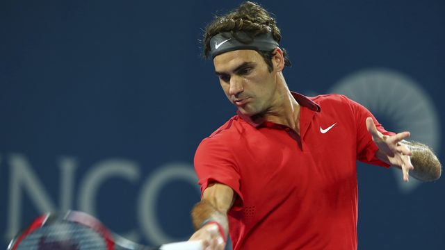 Roger Federer a connu un début de match difficile. [Tertius Pickard - Keystone]