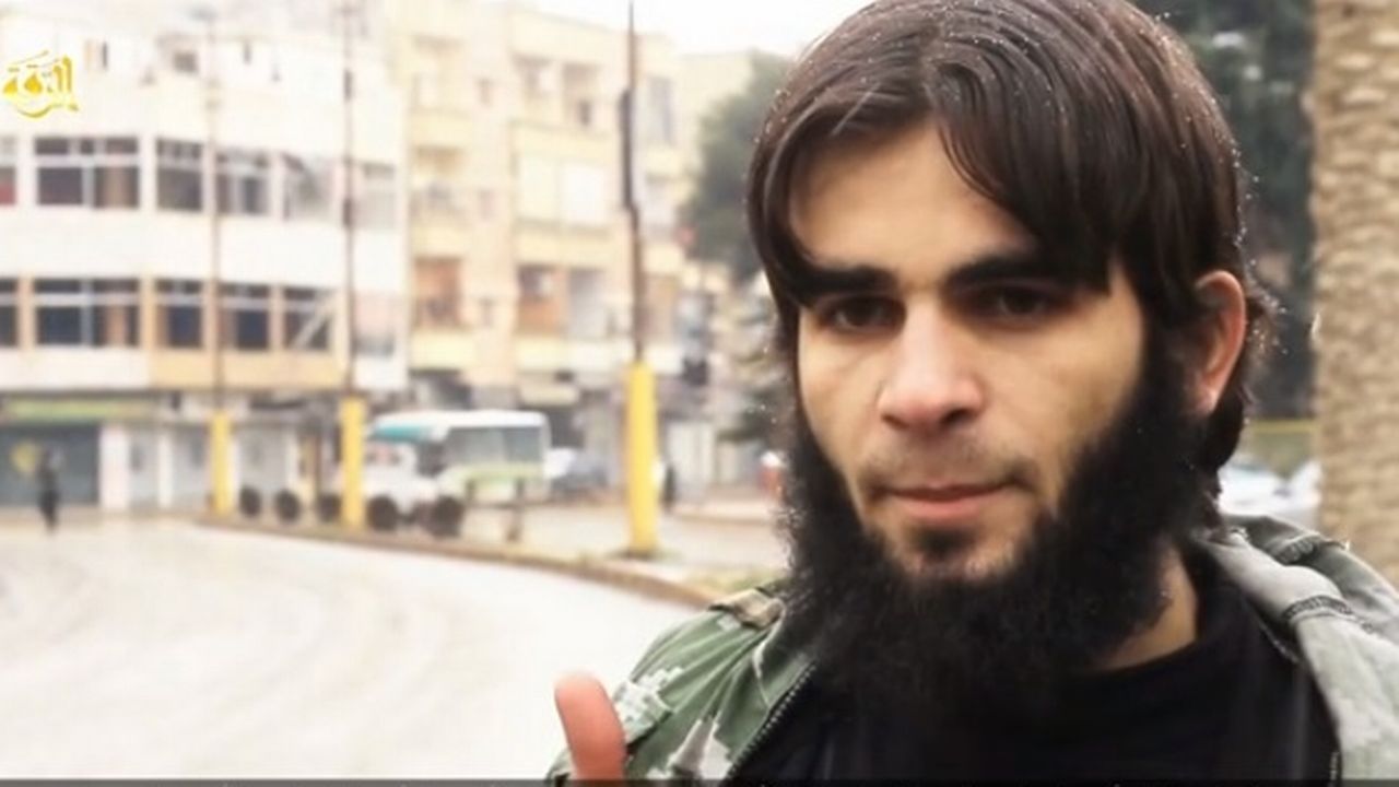 Capture de la vidéo postée par l'Etat islamique. [jihadology.net/]