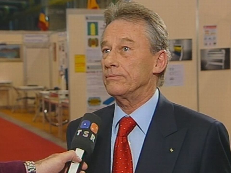 Le président du Salon des inventions de Genève Jean-Luc Vincent en 2007. [RTS]