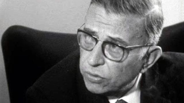 Jean-Paul Sartre rend hommage à Palmiro Togliatti, fondateur du PCI