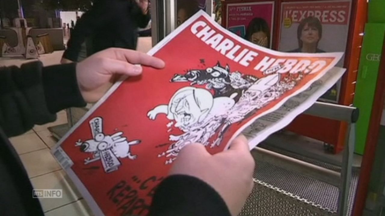 Pas de files d'attente pour le nouveau Charlie Hebdo [RTS]