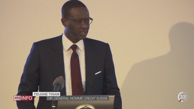 Le Franco-Ivoirien Tidjane Thiam devient le nouveau patron de Crédit Suisse [RTS]