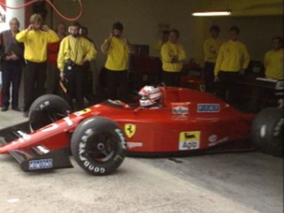 Au Grand Prix de Saint-Marin en 1989. [RTS]