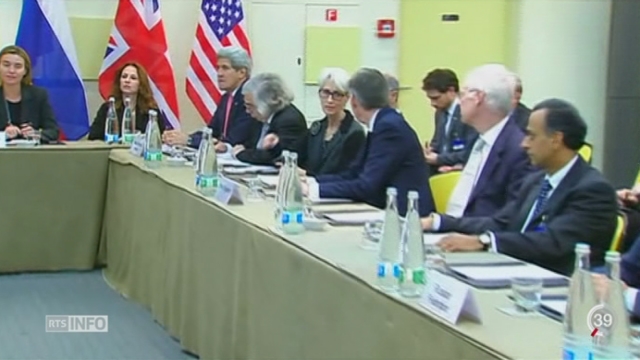 Le nucléaire iranien est au coeur des débats à Lausanne [RTS]