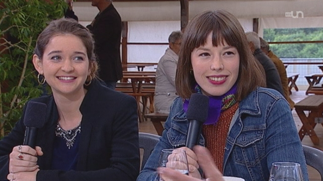 Deux comédiennes et un réalisateur pour nous parler du film "Sweet Girls", tourné au Lignon à Genève [RTS]